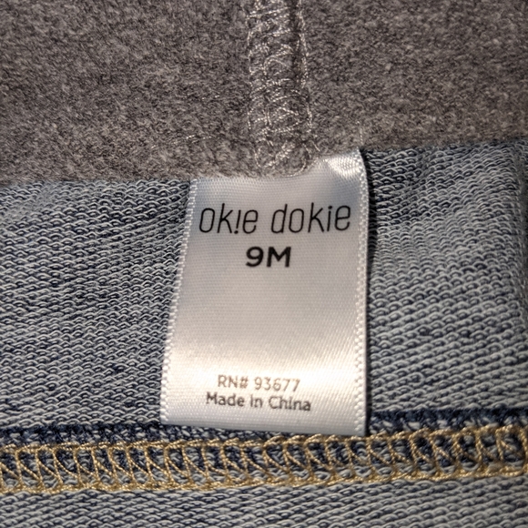 Carter's Hoodie with Faux Denim Vest - Picture 3 of 3